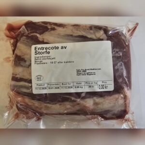 Entrecote av Vestland storfe