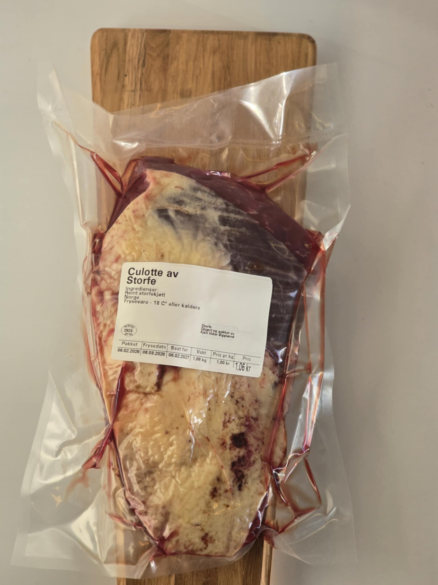 Culotte av Vestland storfe