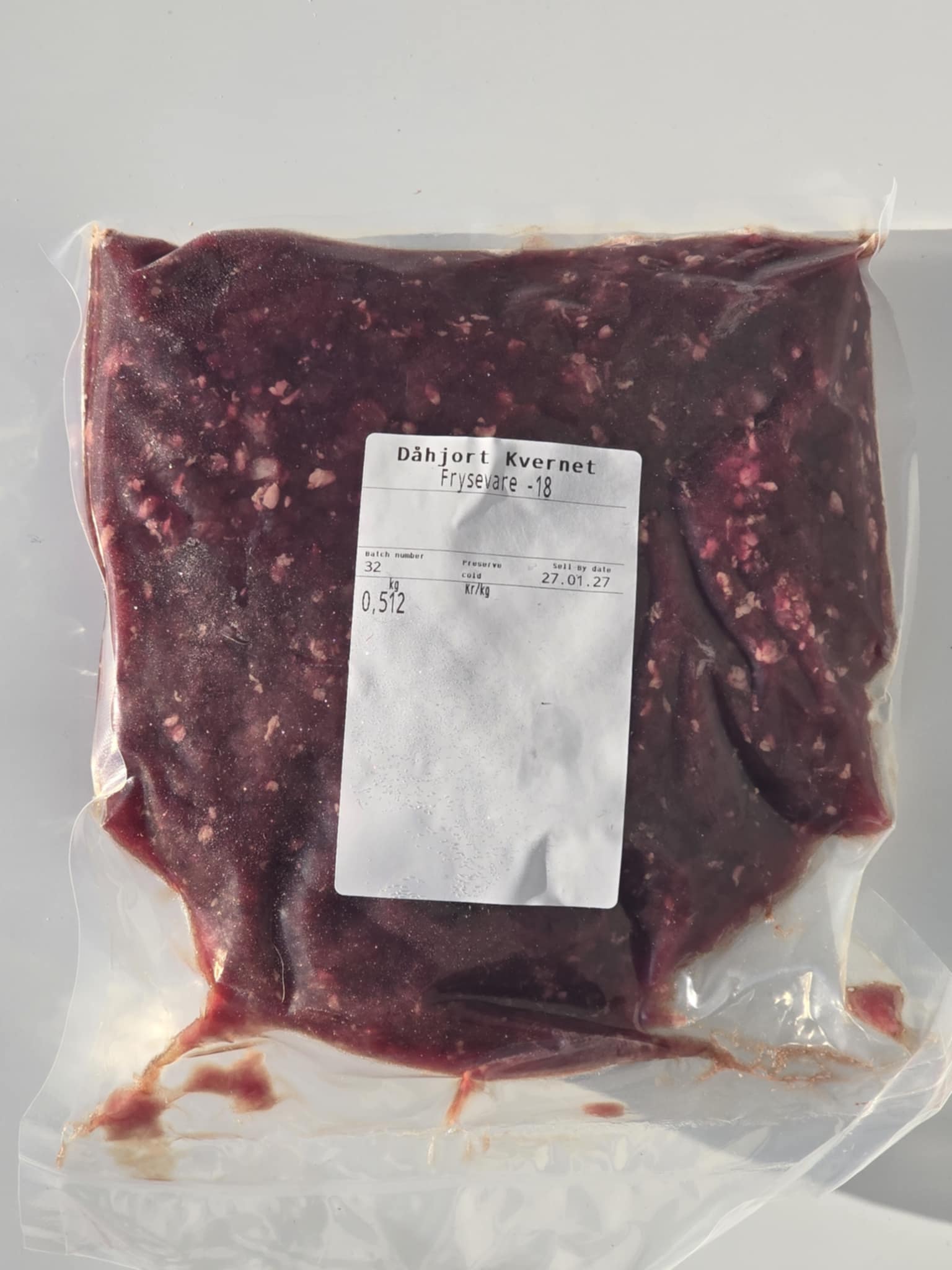 Kjøttdeig av dåhjort