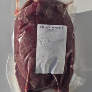 Rundbiff av dåhjort