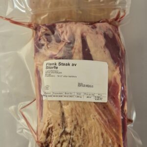 Flank steik av Vestland storfe