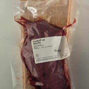 Flatbiff av Vestland storfe