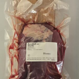 Rundbiff av Vestland storfe